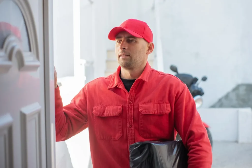 Appliance repair technician arriving at a Cold Spring, KY home