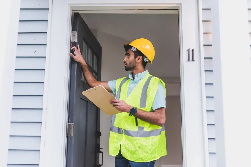 Appliance repair technician arriving at a Hebron, KY home